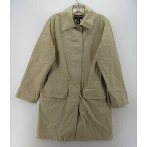 VINTAGE Ralph Lauren Polo Jeans Jacket Small Trench Coat Khaki Y2K *